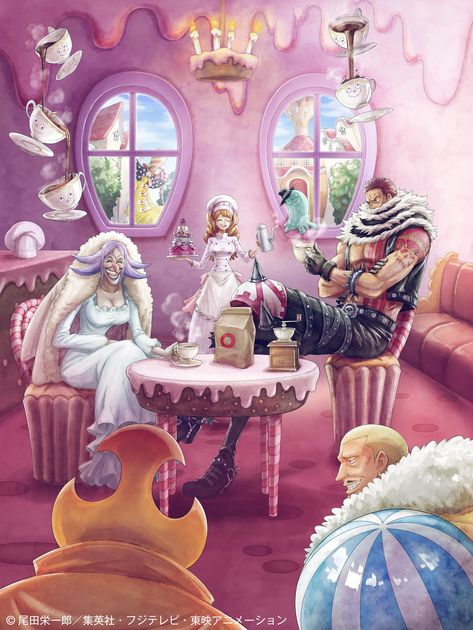 Charlotte Pudding, Action Figure One Piece, Big Mom Pirates, One Piece Meme, One Piece Crew, The Pirate King, One Peice Anime, One Piece Funny, One Piece Images