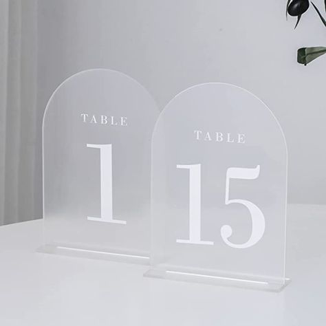 Acrylic Table Numbers, Acrylic Signs, Arch Wedding, Anniversary Event, Acrylic Table, Decoration Party, Wedding Table Numbers, Table Numbers, Wedding Table