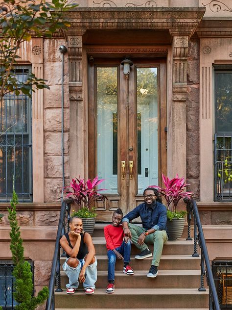 Her only regret is making over the kitchen too quickly. Brownstone Interiors, Australian Beach House, Brownstone Homes, Cement Tile Shop, Brooklyn Brownstone, Beach House Exterior, Permanent Vacation, Window Molding, Copenhagen Style