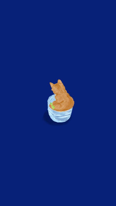 Orange Cat Wallpaper Cartoon, Orange Cat Wallpaper Aesthetic, Orange Cat Aesthetic Wallpaper, Blue Cat Wallpaper, Orange Cat Wallpaper, Orange Cat Illustration, Orange Cat Aesthetic, Cute Backgrounds For Iphone, Fall Cats