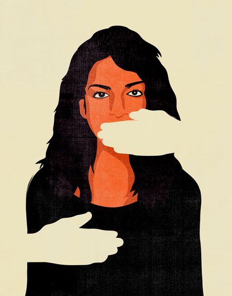 Benedetto Cristofani Break The Silence Poster, Catcalling Illustration, Safe Space Illustration, Feminism Art, Break The Silence, Feminism Quotes, Illustration Editorial, Protest Posters, Protest Art