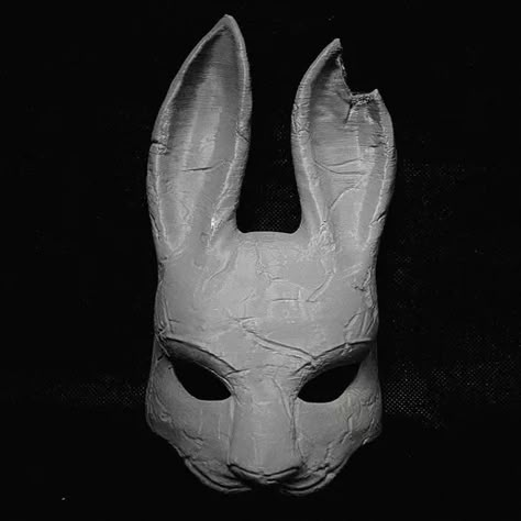 Ghost Mask, Dbd Masks, Bunny Mask Drawing, Rabbit Mask Drawing, Rabbit Mask, The Huntress Dbd Cosplay, Halloween Mask, Huntress Dbd, Rabbit Mask Aesthetic