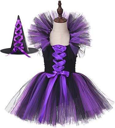 Halloween Costumes Tutu, Girls Halloween Costumes For Kids, Girls Halloween Costumes, Witch Tutu, Handmade Halloween Costumes, Diy Tutu, Witch Dress, Fashion Sketches Dresses, Girls Halloween