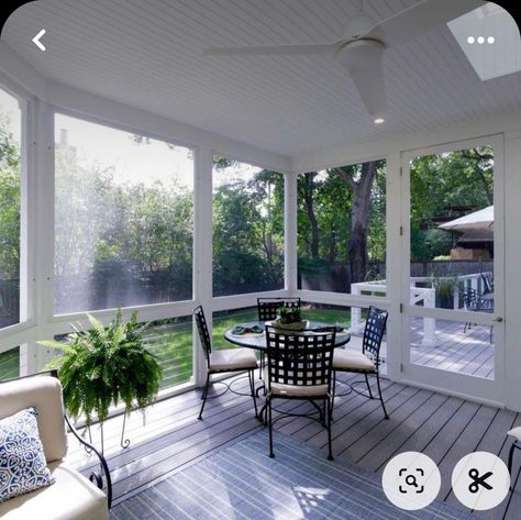 Deck Off Of Screened In Porch, Year Round Screened In Porch, Covered Porch To Sunroom, Screened In Porches Ideas, Elevated Screened In Porch, Screened Porch Railing, Small Screened Porch Ideas, Screened In Pergola Ideas, Screened In Deck Ideas