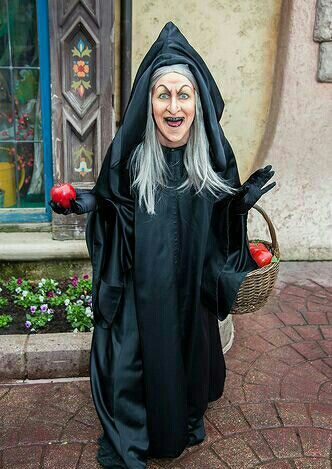 Evil Queen Old Hag Costume, Snow White Witch Costume, Evil Queen Snow White Costume, Snow White Evil Queen Costume, White Witch Costume, Fantasyland Disney, Witch Nose, Snow White Witch, Disney Villain Costumes