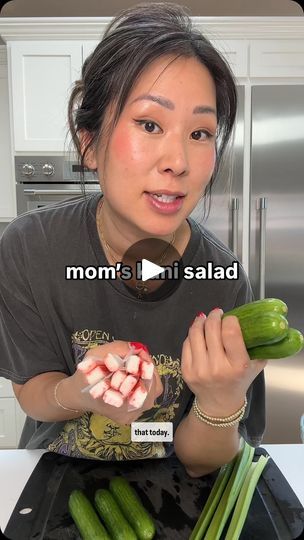 Viral Cucumber Salad With Crab, Cucumber And Tuna Salad, Cucumber Salad With Crab Meat, Crab Cucumber Salad, Crab Rangoon Cucumber Salad, Crab Stick Salad, Cucumber And Crab Salad, Cucumber Crab Salad, Asian Cucumbers