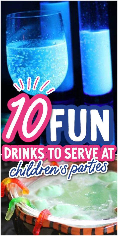 Fun Brunch Drinks Non Alcoholic, Cute Summer Drinks For Kids, Fun Summer Kids Drinks, Kid Friendly Drinks Non Alcoholic, Fun Mocktails For Teens, Drink Mixes Nonalcoholic, Kid Drinks For Party, Fun Summer Drinks For Kids, Mocktails For Teens Parties