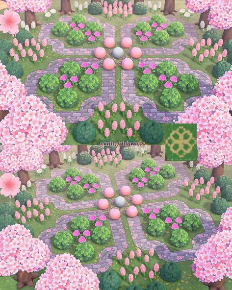 Acnh Entrance Designs Pink, Acnh Fairycore Island Entrance, Acnh Pink Entrance, Acnh Small Entrance Designs, Acnh Fairycore Entrance, Acnh Island Designs Entrance, Fairy Core Animal Crossing, Acnh Island Entrance Ideas, Acnh Entrance Designs