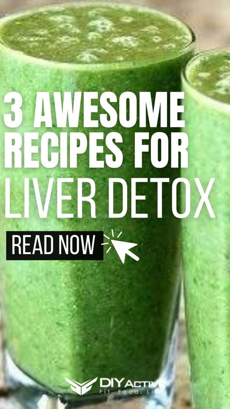 Liver detox is one of the biggest health trends these days. From improving the health of your skin to simply improving your overall health, these liver detox recipes can help you live a healthier life! Take the time to take care of your liver with these liver detox recipes! Healthy Liver Smoothie Recipes, Liver Detox Cleanse Recipes, Diy Liver Detox Recipes, Liver Cleanse 3 Day, How To Detox Your Liver, Recipes For Liver Health, Liver Detox Smoothie Recipes, Liver Detox Smoothie, Herbal Tea Recipes Homemade