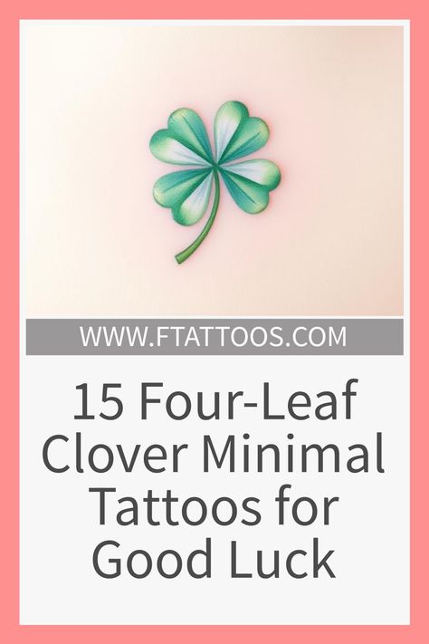 Irish Finger Tattoos For Women, Irish Butterfly Tattoo, Minimalist Shamrock Tattoo, Dainty Clover Tattoo, 4 Leaf Clover Tattoo For Women, Small Four Leaf Clover Tattoo, Tattoos For Good Luck, 5 Leaf Clover Tattoo, Irish Symbol Tattoos