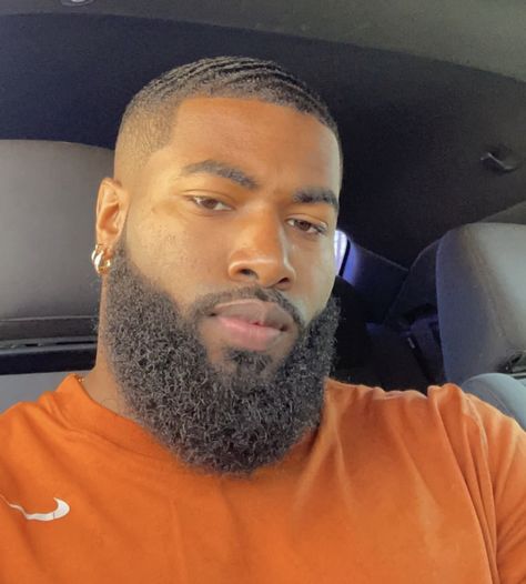 Grills For Men, Dark Skin Men With Beards, Beard Black Men, Tall Dark And Handsome Men, Black Men With Beards, Black Beard Styles, Beard Shape Up, Huge Man, Waves Hairstyle Men