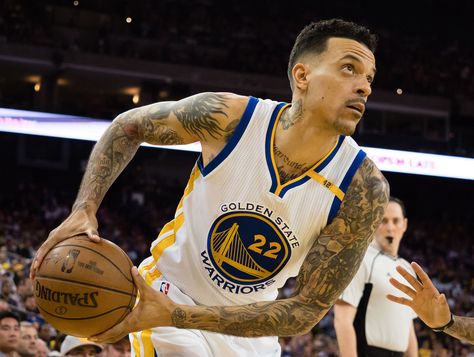 Matt Barnes #Warriors Matt Barnes, Splash Brothers, Small Forward, Andre Iguodala, Salty Dog, Ankle Injury, Draymond Green, Sit Out, Klay Thompson