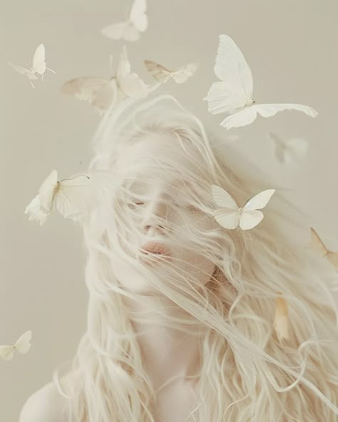 Inspired creation curated by ThetaCursed, License: CC BY-NC 4.0 Beyaz Aesthetic, Air Goddess, Albino Girl, Aesthetic Content Creator, Fae Aesthetic, Baba Jaga, Aesthetic Studio, Color Design Inspiration, Aesthetic Content