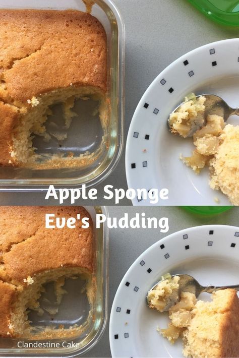 Sponge Dessert, Bramley Apple Recipes, Apple Sponge Pudding, Eves Pudding, Home Baking Recipes, Lynn Hill, Bakes Recipe, Sponge Pudding, British Pudding