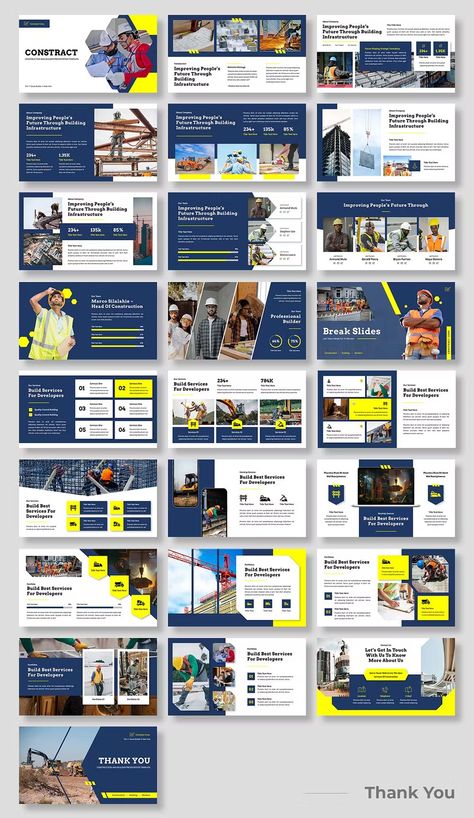 Construction & Engineering Google Slides Template | Company profile design templates, Google slides template, Presentation design Engineering Powerpoint Template, Canva Presentation Template, Company Profile Design Templates, Canva Branding, Canva Presentation, Presentation Slides Design, Corporate Profile, Construction Engineering, Branding Portfolio