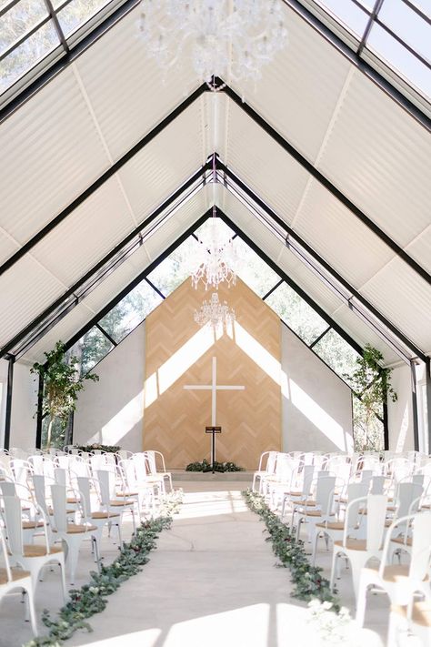 Greenhouse Venue, Event Venue Design, Event Space Design, Glass Chapel, Church Building Design, Event Venue Spaces, Church Interior Design, Events Place, Wedding Venues Indoor