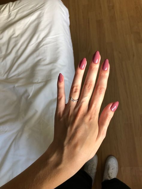 Dusty Pink Nails, Blush Pink Nails, Gel Nails French, Pink Nail Colors, Gel Toe Nails, Pink Manicure, Rose Nails, Strong Nails, Girls Nails