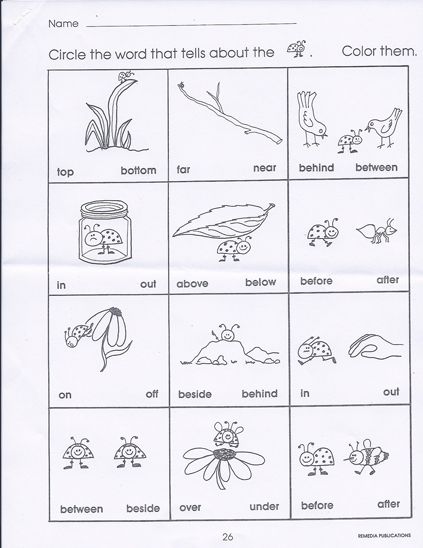 Position Word Worksheets For Kindergarten Position Words Worksheet, Positional Words Worksheet, Word Worksheets For Kindergarten, Positional Words Kindergarten, Middle School Grammar Worksheets, Sight Word Worksheets Free, Positional Words, Teaching Worksheets, Letter Recognition Worksheets