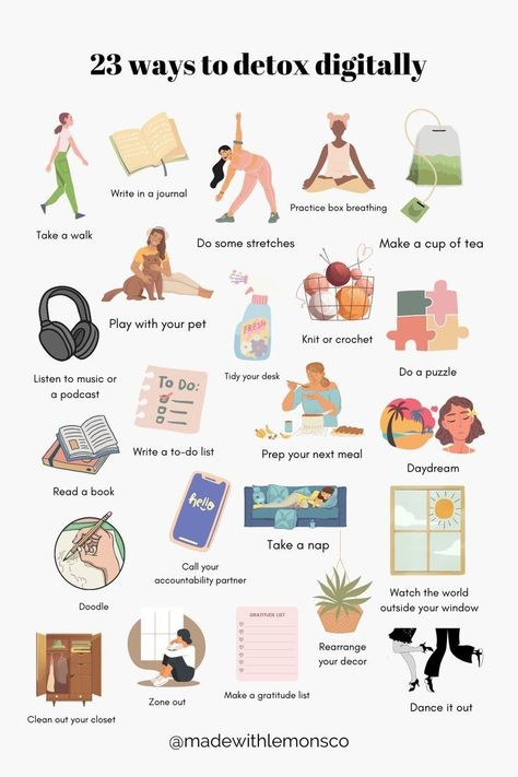 Daglig Motivation, Self Care Bullet Journal, Digital Detox, Vie Motivation, Women's Hairstyles, Get My Life Together, Healthy Lifestyle Inspiration, Mental And Emotional Health, Self Care Activities