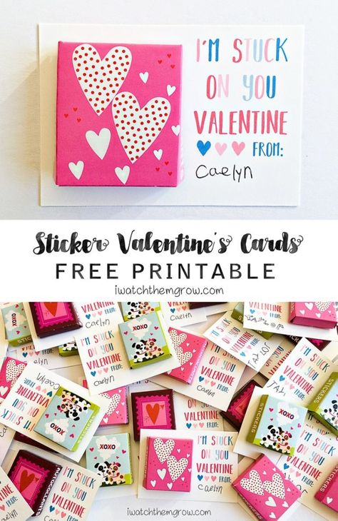 Free Printable Sticker, Pop Rocks Candy, Free Valentine Cards, Classmates Gifts, Pet Rock, Valentine Gifts For Kids, Printable Valentines Cards, Printable Valentines, Free Printable Stickers