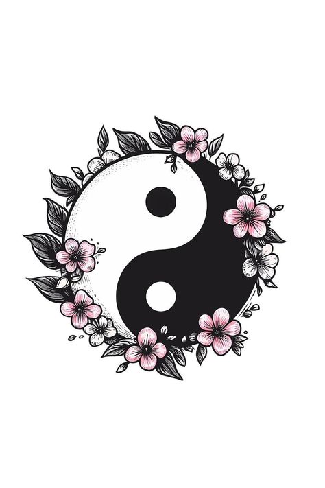 Jin Yang, Ying Yang Tattoo, Jin Jang, Yin Yang Symbol, Yin Yang Tattoos, Trash Polka, Spiritual Symbols, Sleeves Ideas, Next Tattoo