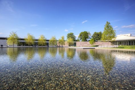 When the Clark Art Institute reopened its doors this summer, visitors were greeted by an astounding new building by architect Tadao Ando, expansive views of the rolling hi... Clark Art Institute, Clark Art, Tadao Ando, Reflecting Pool, Top Architects, Landscape Features, Green Roof, Wedding Mood, Landscape Architecture