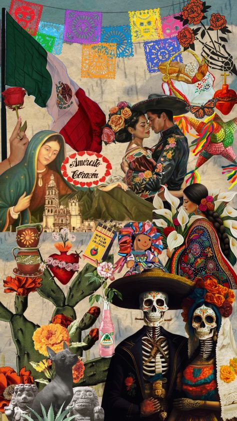 #diadelosmuertos #dayofthedead #vintage #wallpaper #wallpaper #art #vibes #mexico #mexicoaesthetic Mexican Art Wallpaper Aesthetic, Mexican Artwork Wallpaper, Mexican Iphone Wallpaper, Mexican Street Art Graffiti, Mexican Pride Wallpaper, Old School Mexican Aesthetic, 70s Mexico Aesthetic, Mexico Iphone Wallpaper, Mexico Pueblo Aesthetic