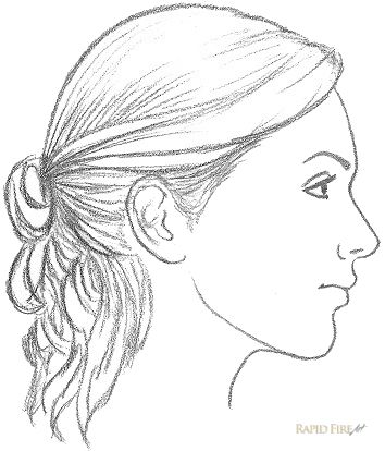 Female Face Profile Drawing, Side Profile Sketch Woman, Women Face Drawing, Face Side View Drawing, Face Profile Drawing, Drawing Profile, Side Face Drawing, Side View Of Face, Side View Drawing