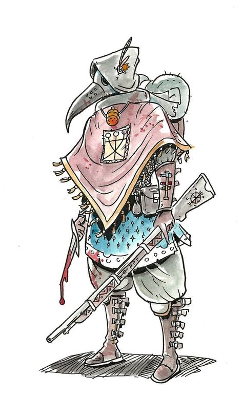 Traveling Trader Character, Gunslinger Character Design, Dystopian Character Design, 캐릭터 드로잉, Dnd Art, Fantasy Armor, Dessin Adorable, Fantasy Concept Art, Arte Fantasy