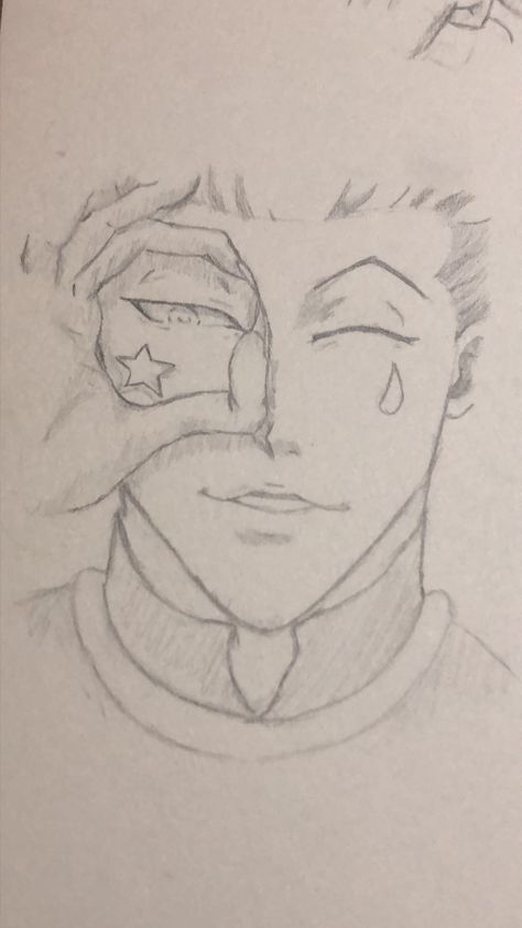 Hisoka Sketch, Hisoka Drawing, Tutorials Drawing, Sketches Simple, Art Tutorials Drawing, Art Drawings Sketches Simple, Hunter X Hunter, Art Drawings Sketches, Cartoon Drawings