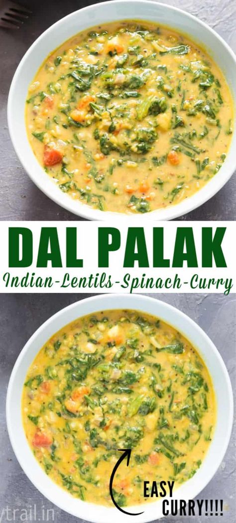 Palak Recipes Indian, Toor Dal Recipe, Dal Palak Recipe, Palak Recipe, Moong Dal Recipe, Dhal Recipe, Indian Lentils, Vegan Instant Pot Recipes, Dal Recipe