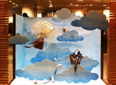 Fairytale - Hermès Window Display on Behance Cdg Airport, Hermes Window, Jewerly Display, Airport Shopping, Window Display Retail, Jewerly Displays, Window Display Design, Window Projects, Store Windows