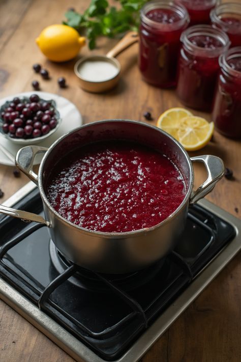 Huckleberry Jam Recipe

Ingredients

- 4 cups fresh huckleberries
- 1 1/2 cups granulated sugar
- 1/4 cup lemon juice
- 1 package (1.75 oz) fruit pectin

Instructions 

- In a large saucepan, combine huckleberries, sugar, and lemon juice. 
- Bring to a boil over medium heat, stirring constantly until the mixture is bubbling and the sugar has dissolved. 
- Full Recipe on... Huckleberry Jam Recipe, Garden Huckleberry Recipes, Huckleberry Habanero Jam, Huckleberry Jalapeno Jelly, Huckleberry Sauce, Garden Huckleberry Jam, Huckleberry Cheesecake, Huckleberry Jam, Zucchini Cheese