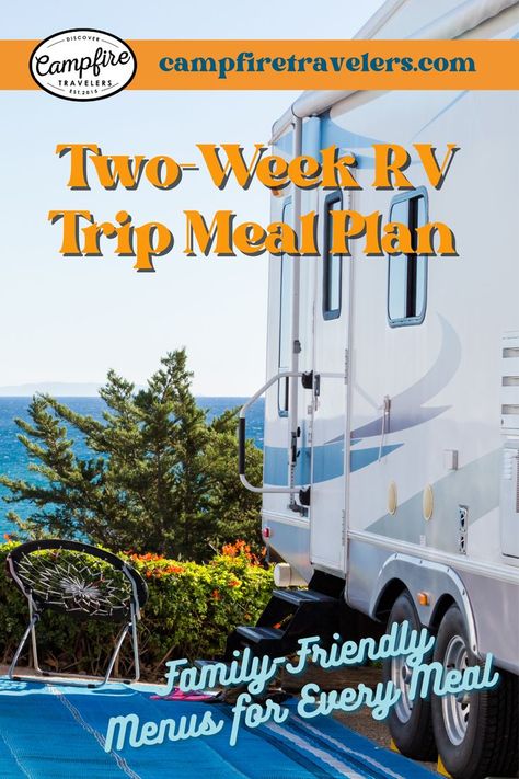 Rv Food Ideas, Healhty Meals, Simple Dinners, Camping Menu, Easy Breakfast Ideas, Yellowstone Trip, Rv Trip, Travel Trailer Camping, Rv Road Trip