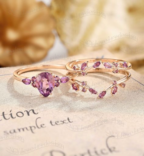 Pink sapphire ring