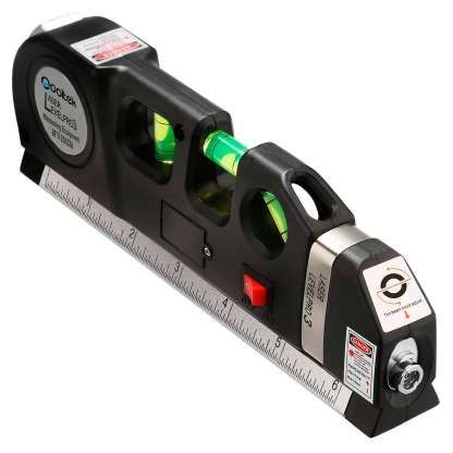 Multipurpose Laser Level - Qooltek Future Technology Gadgets, Gallery Shelves, Laser Levels, Laser Level, How To Hang Wallpaper, Indoor Design, Woodworking Hand Tools, Measuring Tools, Garage Tools