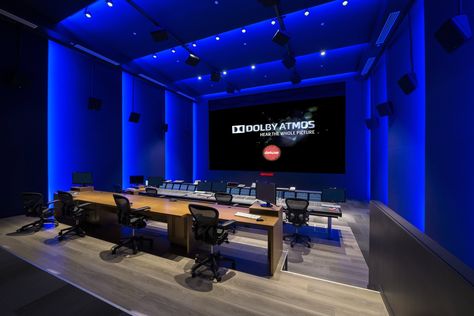 Speaker Setup, Studio Room Design, Post Production Studio, Editing Studio, Studio Theater, Editing Suite, Home Cinema Room, Recording Studio Design, Sound Stage