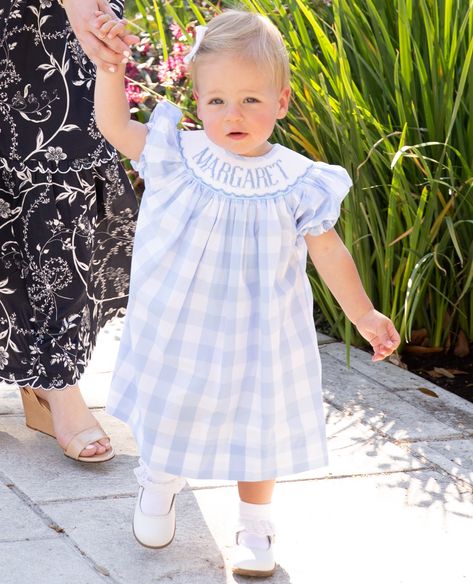 Girls smocked dresses