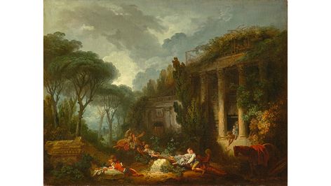 The paintings were discovered four years ago by a family inventorying a castle in Normandy. Claude Joseph Vernet, Jacob Van Ruisdael, Neoclassical Art, Flemish Painting, Romantic Landscape, St Luke, Landscapes Paintings, Dutch Golden Age, Rural Scenes