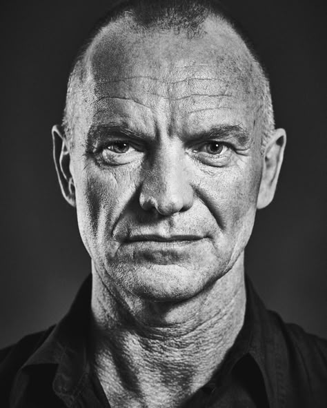 Andy Gotts on Instagram: “It was wonderful to catch up with the fabulous #Sting. We share a couple of mutual friends who have now passed on, so it is a blessing to…” Andy Gotts Photography, Andy Gotts Portraits, Andy Gotts, Reference Face, Old Portraits, Environmental Portraits, Portrait Photography Men, Bald Man, Old Faces