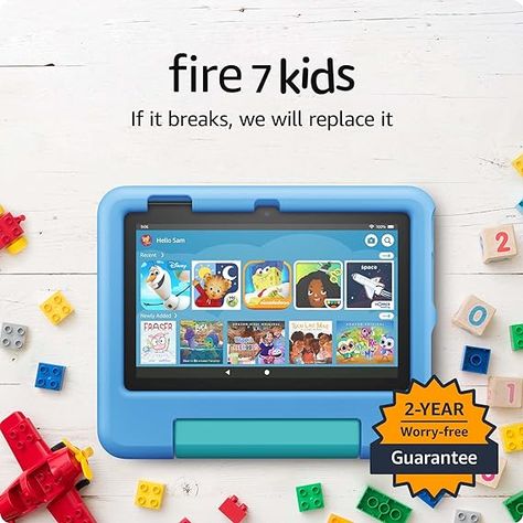 Fire 7 Kids tablet | Amazon Fire Kids, Tablet Amazon, Kid Tablet, Alexa Skills, Kids Tablet, Fire Hd, Pbs Kids, Amazon Fire, Free Content