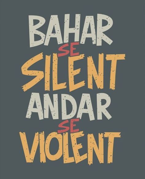 Silent Dp, Swag Words, Bad Boy Quotes, Funny Quotes In Hindi, Funny Art Prints, Funky Quotes, Desi Quotes, Swag Quotes, Quirky Quotes