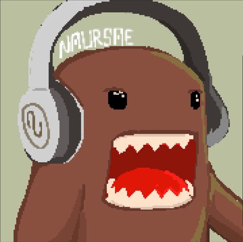 Domo Kun Fanart, Domo Fanart, Domo Painting, Domo Pixel Art, Domo Aesthetic, Domo Drawing, Domo Pfp, Domo Kun, Stickers Ideas