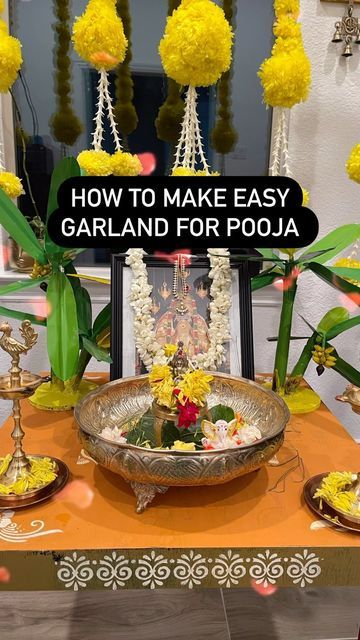 EASY GARLAND FOR POOJA .No skills needed.
watch full video in instagram. Easy Garland, Ig Reels, Instagram Flowers, Diy Gardening, Ganesh Chaturthi, Rose Garden, My Garden, Traditional Decor, Ganesha