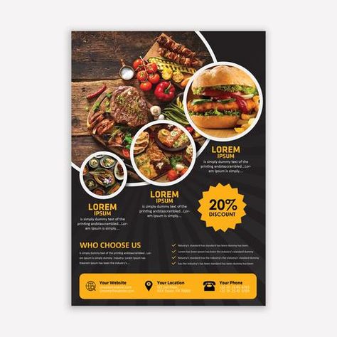 Food brochure Food Pamphlet, Italian Food Menu, Mexican Food Menu, Food Brochure, Italian Food Restaurant, Brochure Templates Free Download, Brochure Food, Pamphlet Template, Template Restaurant