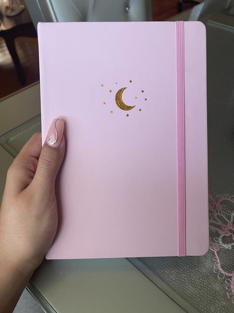 Amazon.com : Yop & Tom Bullet Dotted Journal (A5) - Moon and Stars - Dot Grid Notebook With Extra Thick Paper (160 GSM) - Blush Pink : Office Products Blush Pink Office, Charcoal Office, Journal Dump, Star Journal, Moon Notebook, Accordion Folder, Dotted Journal, Pink Journal, Grid Journals