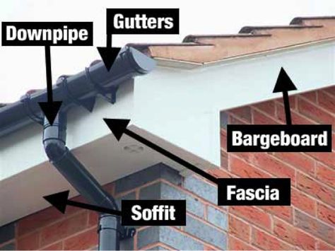 bargeboard - Yahoo Search Results What Is Fascia, Home Engineering, Building Inspiration, Fascia Board, Roof Maintenance, Roof Cleaning, Building Roof, Rain Gutters, House Siding