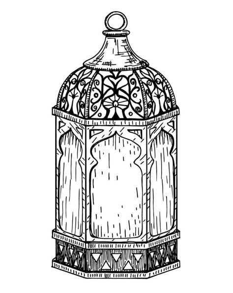 Arabic Lantern Drawing, Ramadan Sketch, Lantern Sketch, Arabic Lantern, Lantern Ramadan, Lantern Drawing, Sport Background, Background Traditional, Art Deco Logo