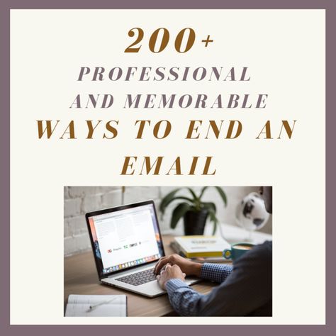 How to End an Email: A List of Sign-Offs for Every Situation. I am sharing with you my best tips on how to finish or close an email, and a list of over 200 sign-offs for professional and casual emails. Business Writing Skills, Funny Emails, Professional Email, Write An Email, See You Around, Work Email, Funny Letters, School Technology, Business Writing