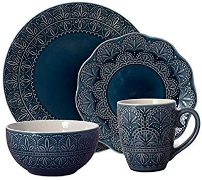 Amazon.com | Pfaltzgraff Havana Dinnerware Set (16 Piece): Dinnerware Sets Dinnerware Ideas, Ceramics Dinnerware, Beautiful Dinnerware, Fine Dinnerware, Casual Dinnerware, Ceramic Dinnerware Set, Stoneware Dinnerware Sets, Kitchen Things, Regal Design